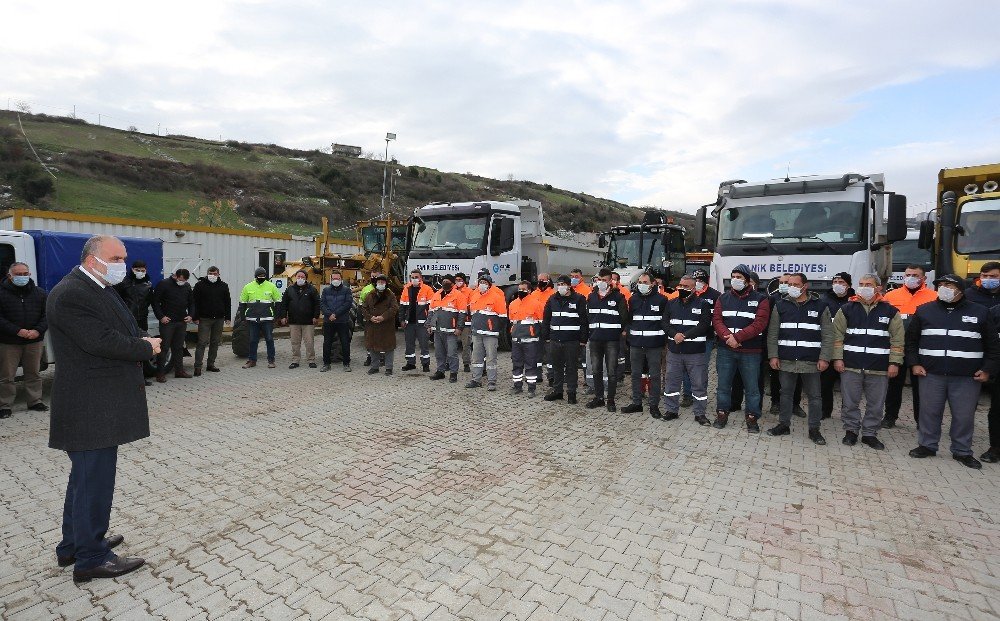 Sandıkçı’dan Saha Ekibine Teşekkür