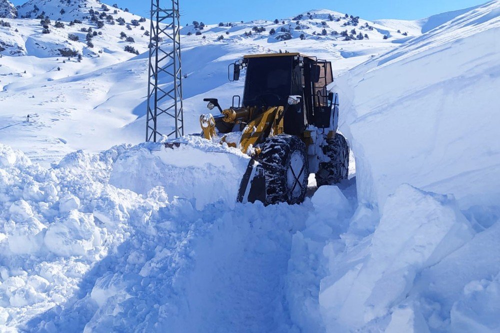Çatak’ta Çığ Düştü: 1 Mahalle Ve 6 Mezranın Yolu Kapandı