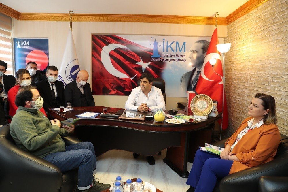 Başkan Hürriyet, İkm’ye İzmit Çarşısını Anlattı