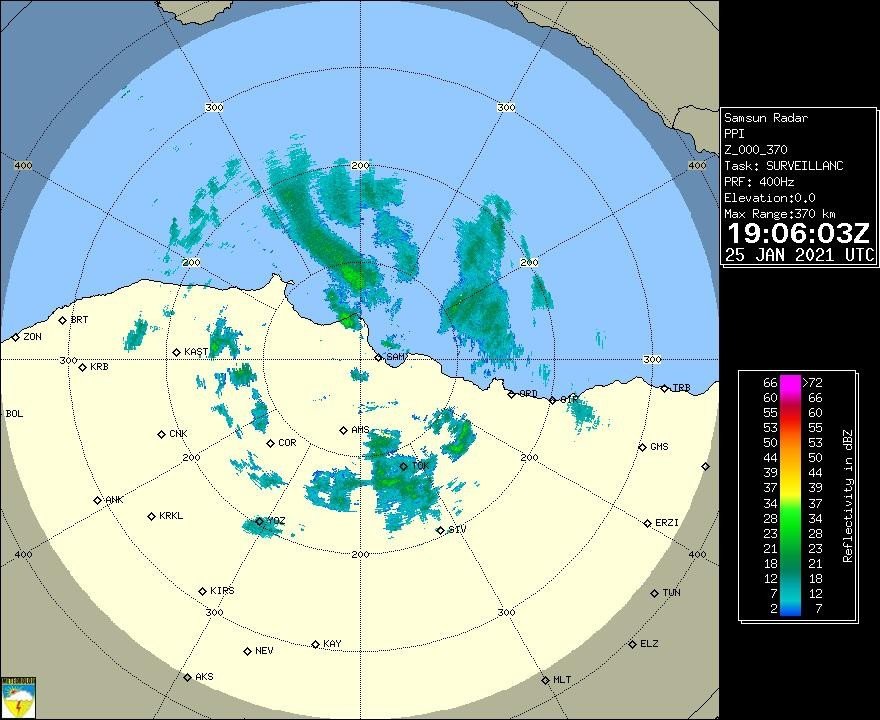Meteoroloji’den Samsun’da Fırtına Uyarısı