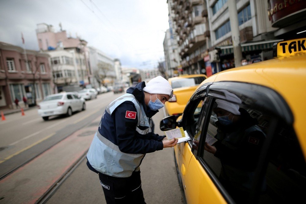 Bursa Zabıtasından Taksi Ve Dolmuşlara Denetim