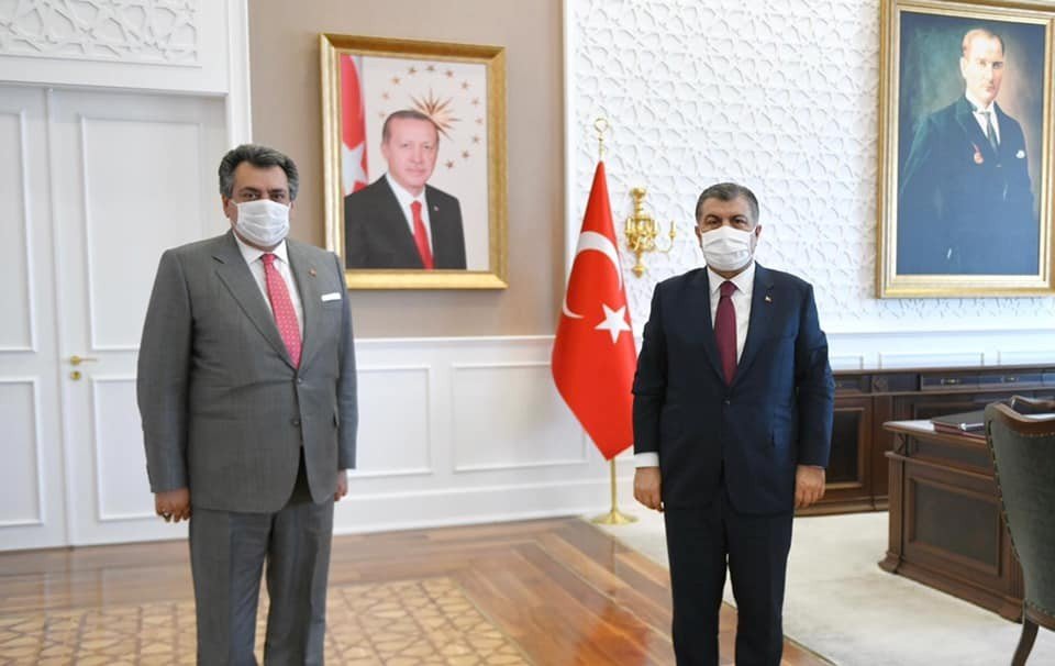 Başkan Kale’den Sağlık Bakanı Koca’ya Ziyaret
