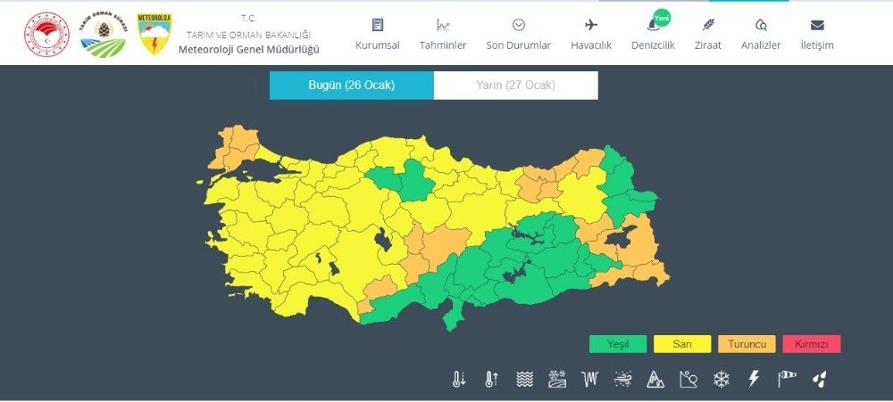 Meteorolojiden Kar Ve Tipi Uyarısı