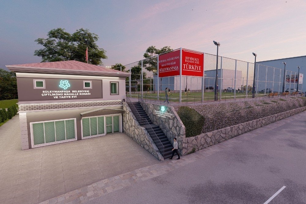 Çiftlikönü Mahalle Konağı Ve Semt Sahası Projesinde Sona Gelindi