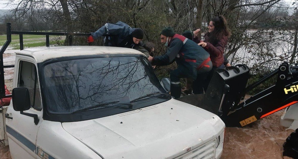 Menteşe’ye 24 Saatte 94.3 Kg Yağış Düştü