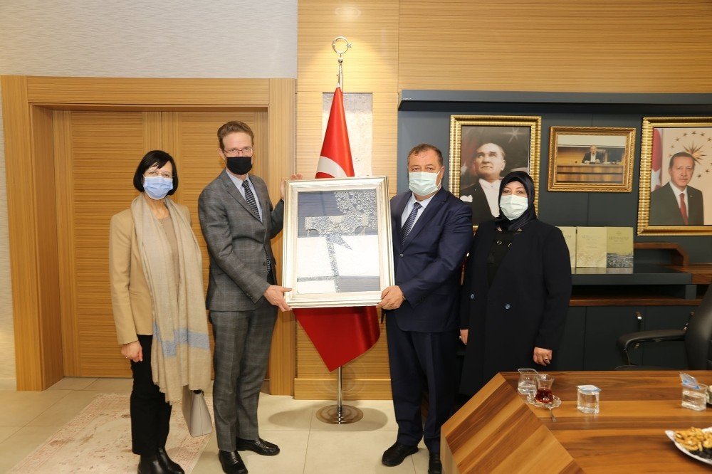 Ab Türkiye Delegasyonu Başkanı Nikolaus Meyer-landrut Kilis’te