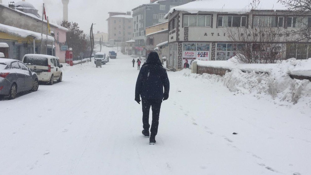 Bingöl’de Kar Yeniden Etkisini Gösterdi