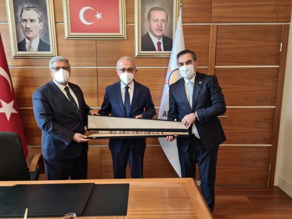 Başkan Çoban Bakan Elvan İle Görüştü