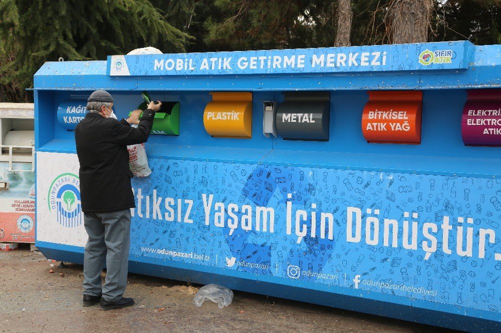 Odunpazarı’nda 3 Noktaya Mobil Atık Getirme Merkezi