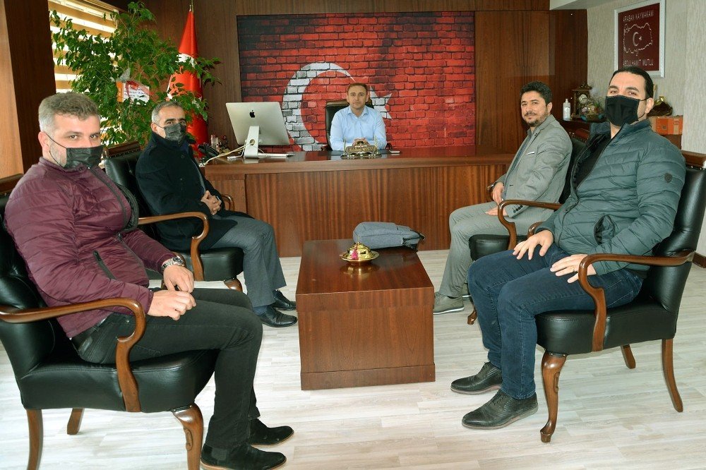 Prof. Dr. Doğan’dan Kaymakam Mutlu’ya Ziyaret
