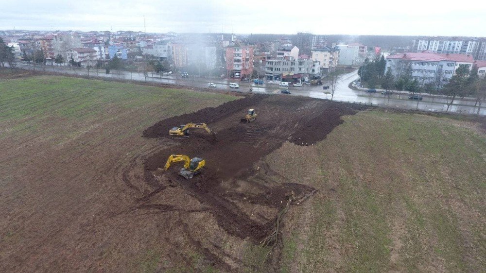 Terme’de Yeni Bulvara İlk Kazma Vuruldu
