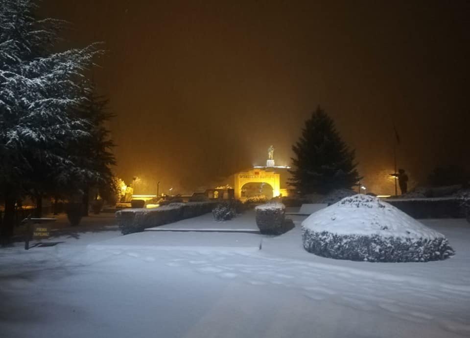 Dumlupınar’da Kar Güzelliği