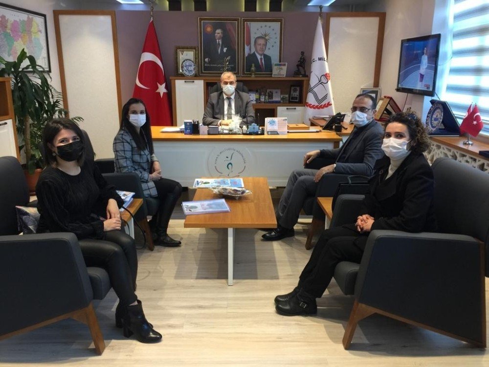Proje Ekibi, İ̇l Müdürü Okumuş’u Ziyaret Edip Bilgilendirdi