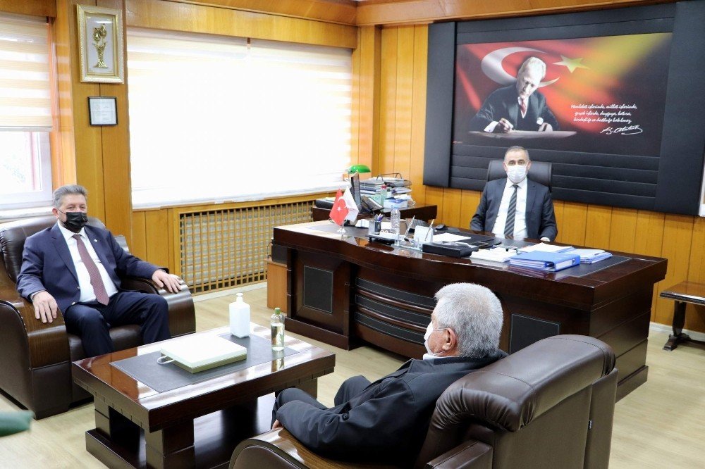 Nto Yönetiminden İ̇l Tarım Ve Orman Müdürü Ökdem’e ’hayırlı Olsun’ Ziyareti