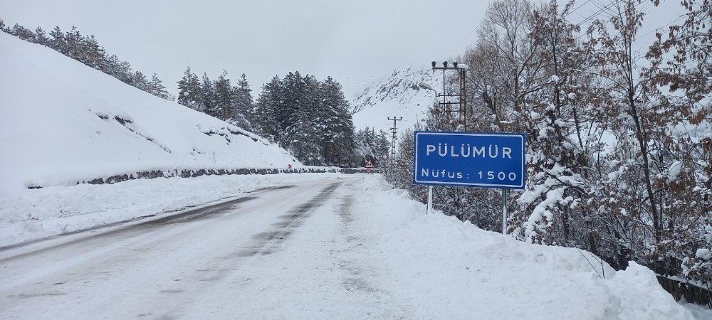 Kar Nedeniyle Kapatılan Tunceli-erzincan Karayolu Tüm Araç Geçişlerine Açıldı