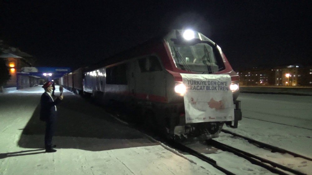 Çin Ve Rusya’ya Giden İhracat Treni Erzurum’da