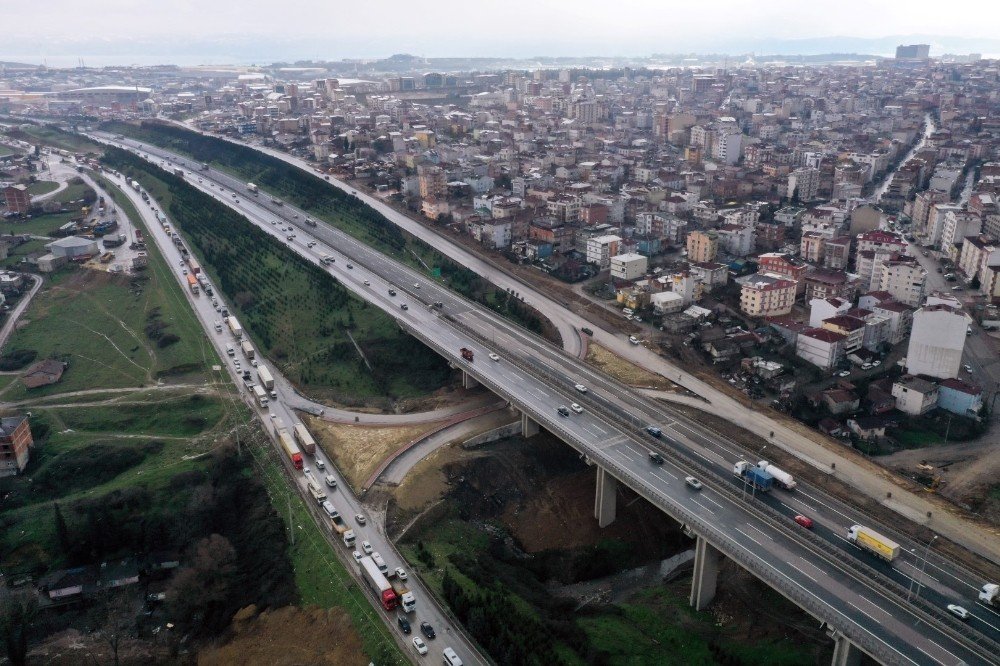 Gebze - Osb Yan Yollarda Hummalı Çalışma