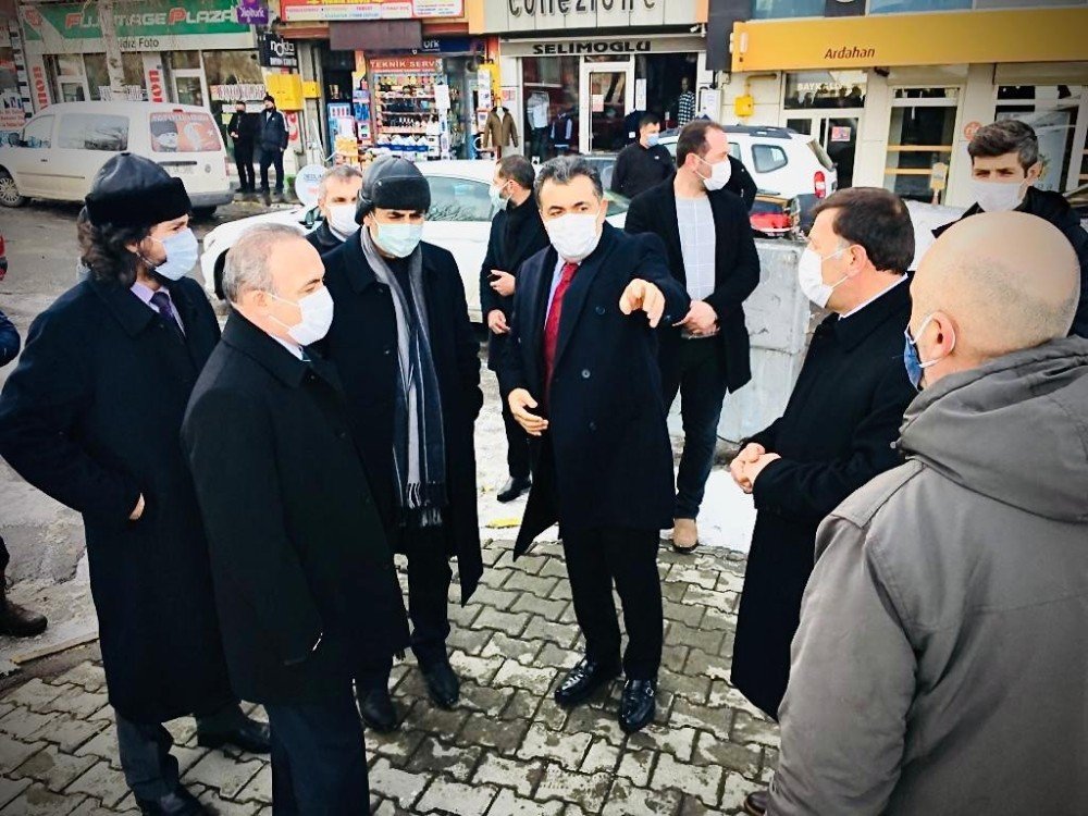 Vali, Milletvekili, Belediye Başkanı Yatırımları İnceledi