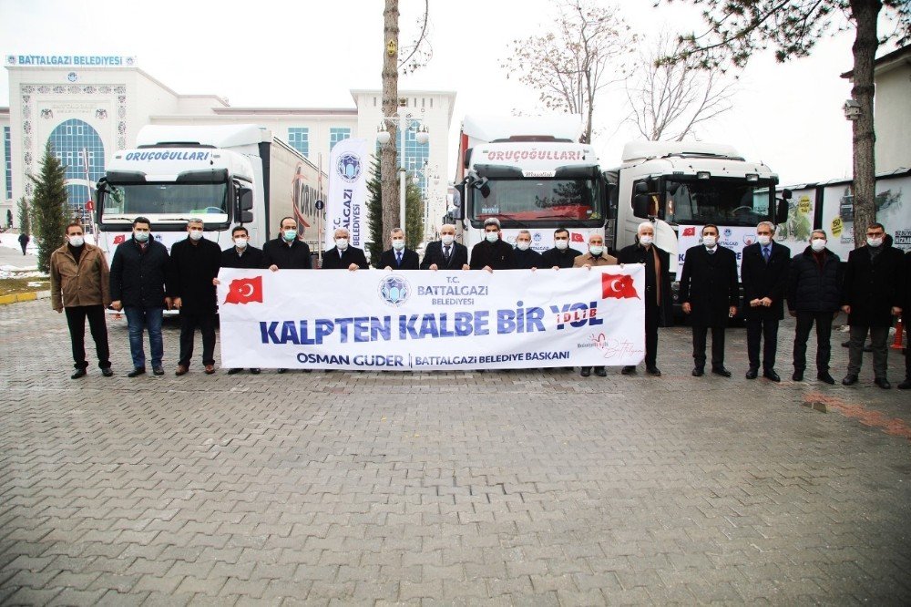 Battalgazi’den İ̇dlib’e Dost Eli Uzatıldı