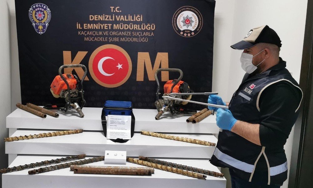 Define Avcıları Suç Aletleriyle Birlikte Yakalandı