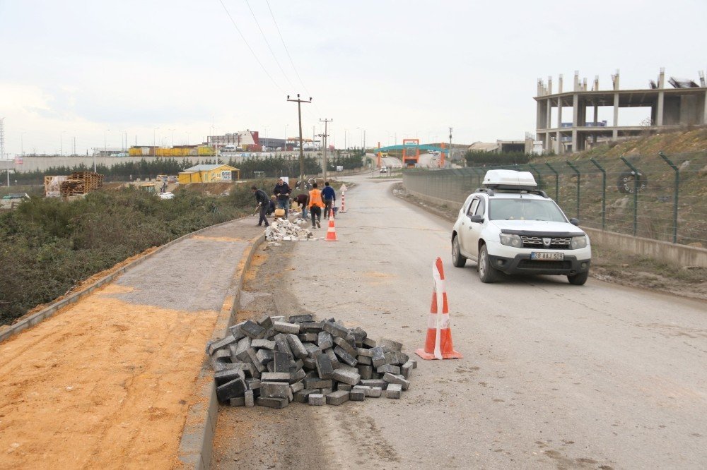 Dilovası Çerkeşli Caddesi’nde Yaya Güvenliği Sağlanıyor