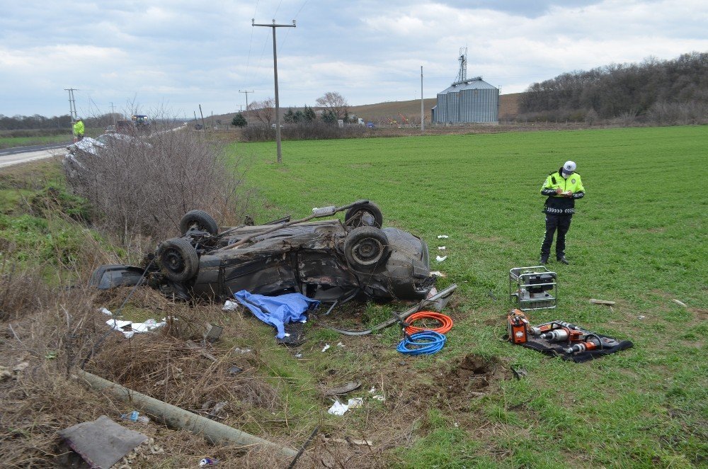 Tekirdağ’da Feci Kaza: 2 Ölü, 4 Yaralı