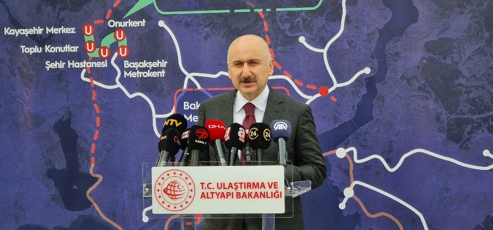 Bakan Karaismailoğlu "başakşehir Çam Ve Sakura Hastanesi-kayaşehir Metro Hattı Bu Yıl Sonu Hizmete Girecek"