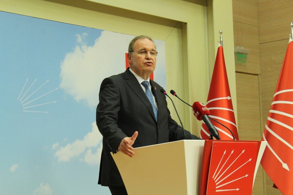 Chp Parti Sözcüsü Faik Öztrak: