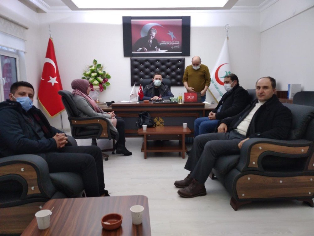 Başkan Sabırlı’dan Müftü Ve Başhekime Ziyaret