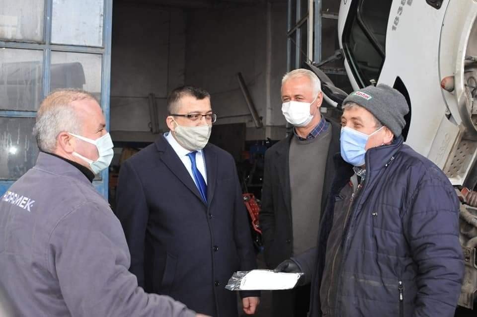Başkan Öz’den Sanayi Esnafına Yol Müjdesi
