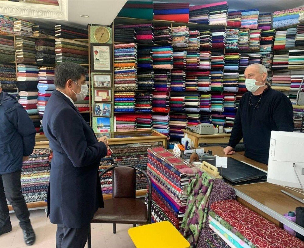 Başkan Aksun, Manifaturacılar Sitesi Esnafıyla Bir Araya Geldi