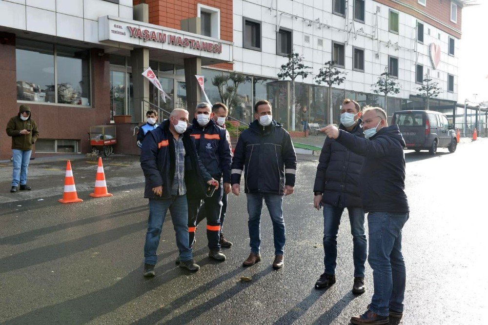 Süleymanpaşa’da Yol Yapım Çalışmaları