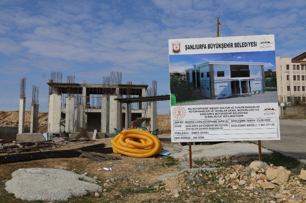 Bozova’da Kütüphane Çalışması