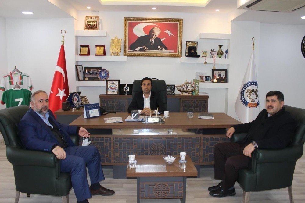 Cizre Müftüsü Baran, Tso Başkanı Sevinç İle Görüştü