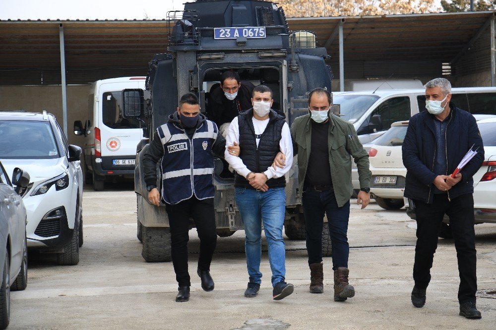 Elazığ’da Cinayet Zanlısı Adliyeye Sevk Edildi