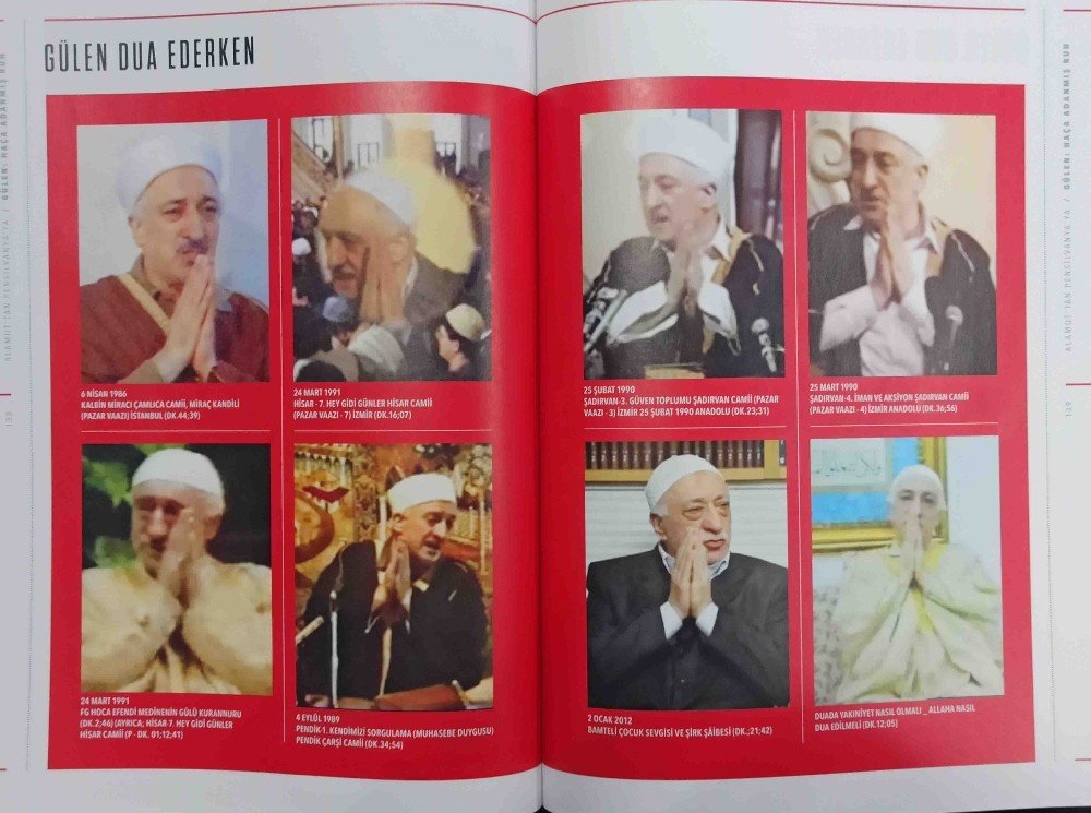 Fetö Lideri Gülen'in El Hareketleri Ve Figürlerinin Hristiyanlık Ritüelleri  İle Benzerliği Kitap Oldu