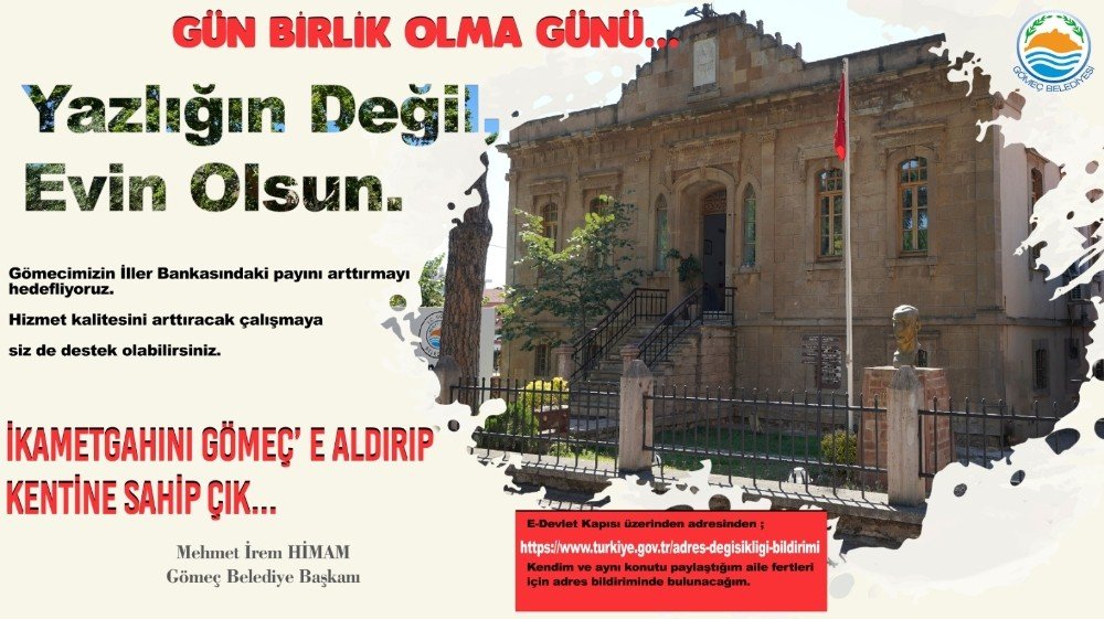 Göç Alan Gömeç’te Başkan Himam’dan “ikametgâh” Çağrısı