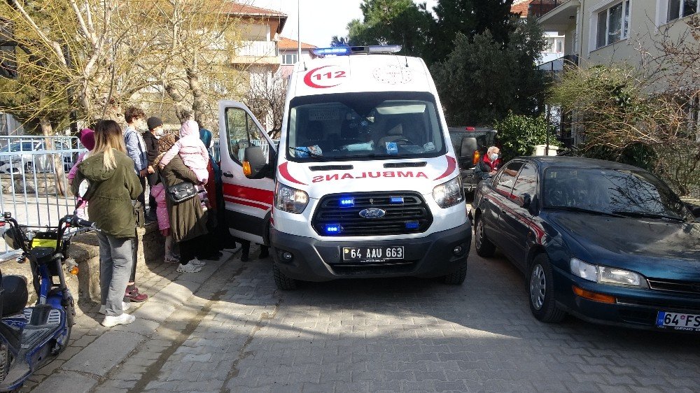 Köpekten Korkan Çocuğa Elektrikli Bisiklet Çarptı