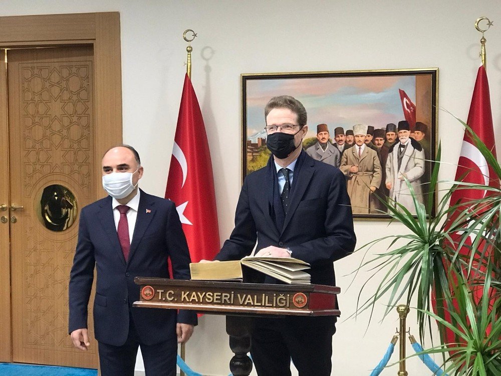 Ab Türkiye Delegasyonu Başkanı Büyükelçi Landrut Kayseri’de