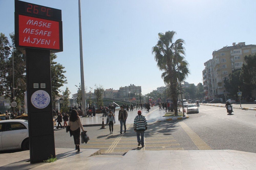 Aydın’da Güneşi Gören Kendini Dışarıya Attı