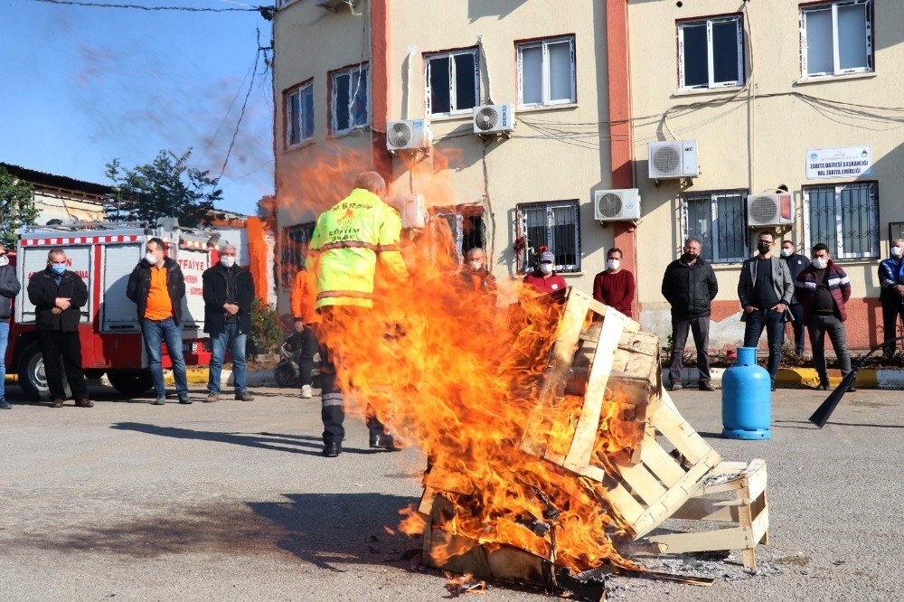 Acil Durum Ekipleri Eğitimin Ardından Tatbikat Yaptı