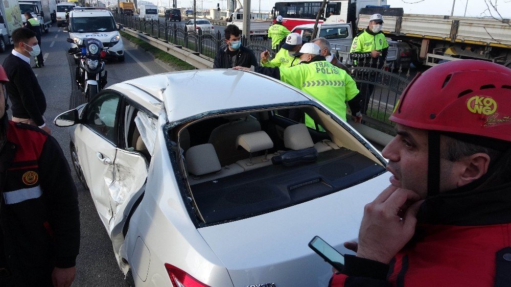 Samsun’da Trafik Kazası: 5 Yaralı