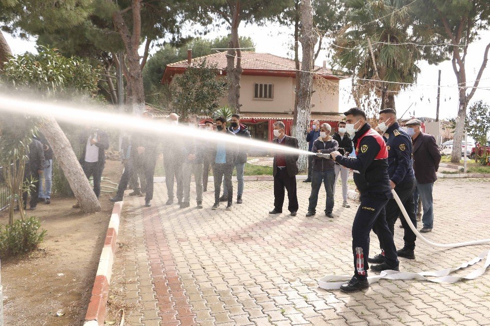 Aydın İtfaiyesi Yangın Söndürme Tankeri Eğitimi Verdi