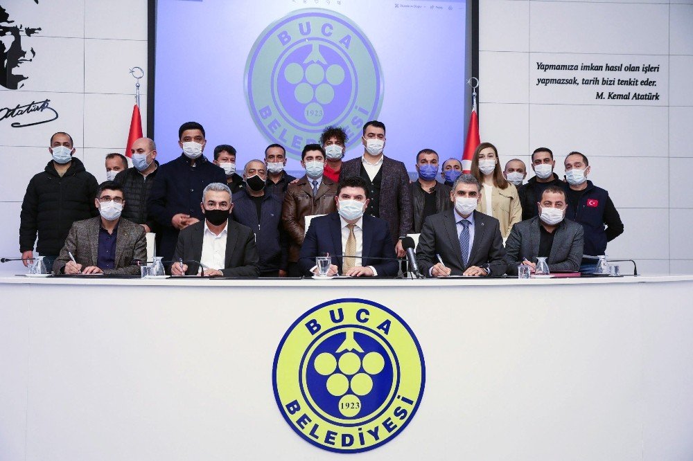 Buca Belediyesinde Ti̇s İmzaları Atıldı