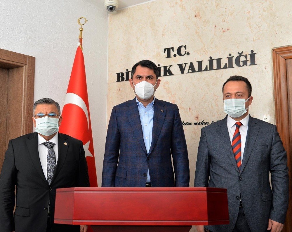 Çevre Ve Şehircilik Bakanı Murat Kurum Bilecik’e Geldi