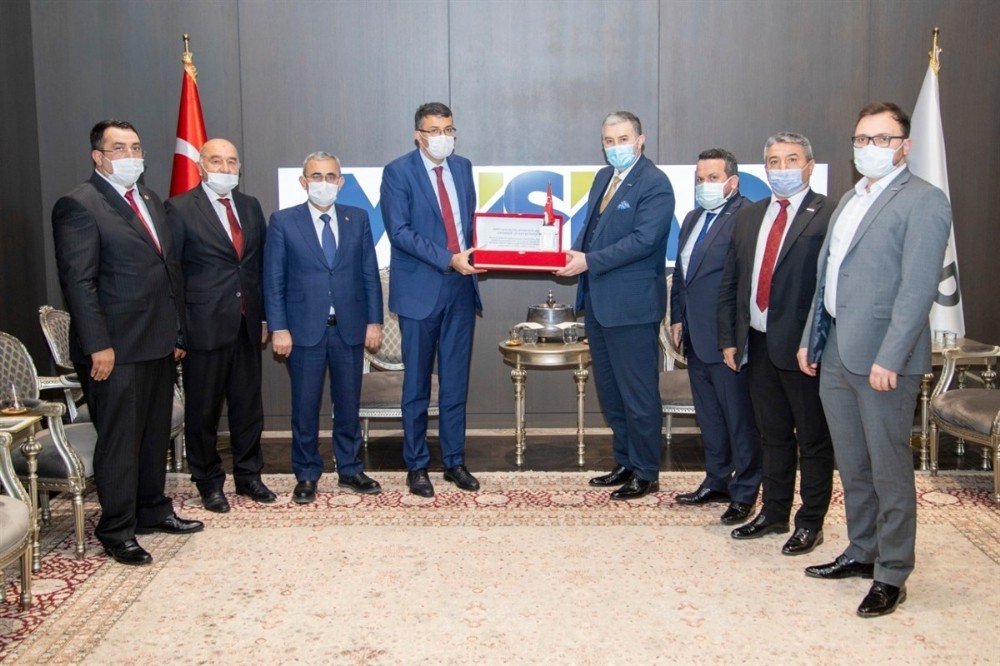Kütahya Heyetinden Müsi̇ad Ziyareti