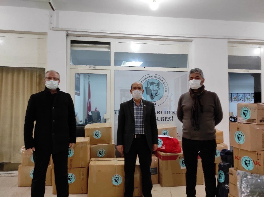 Muğla Türk Ocakları’ndan Şemdinli’ye Yardım Kolisi