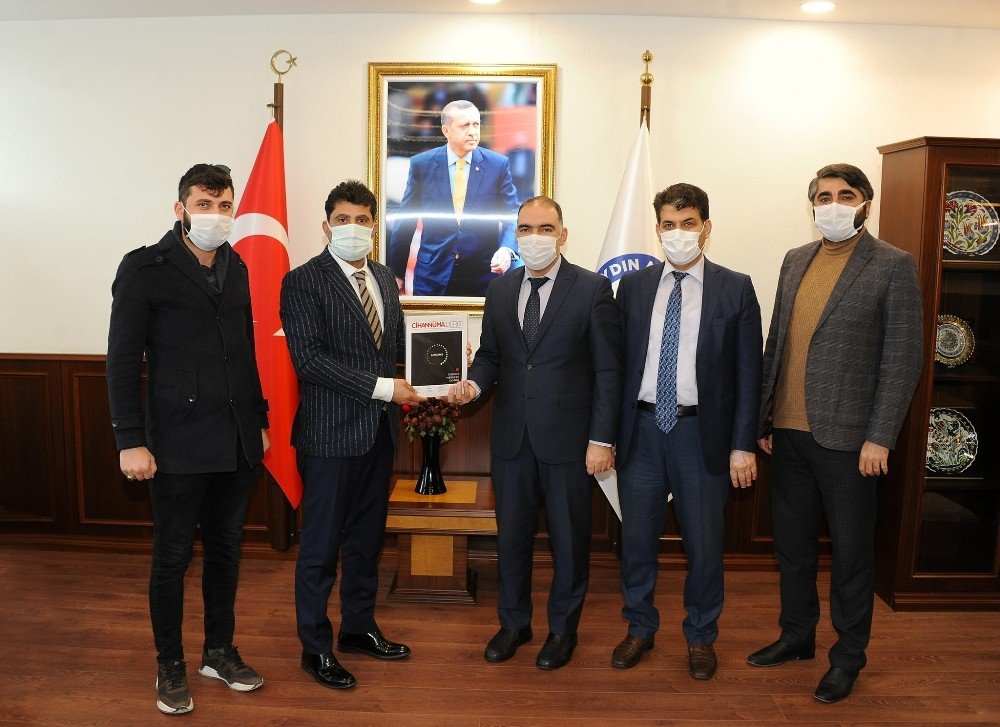 Cihannüma Dayanışma Ve İ̇şbirliği Derneği Adü Rektörü Aldemir’i Ziyaret Etti