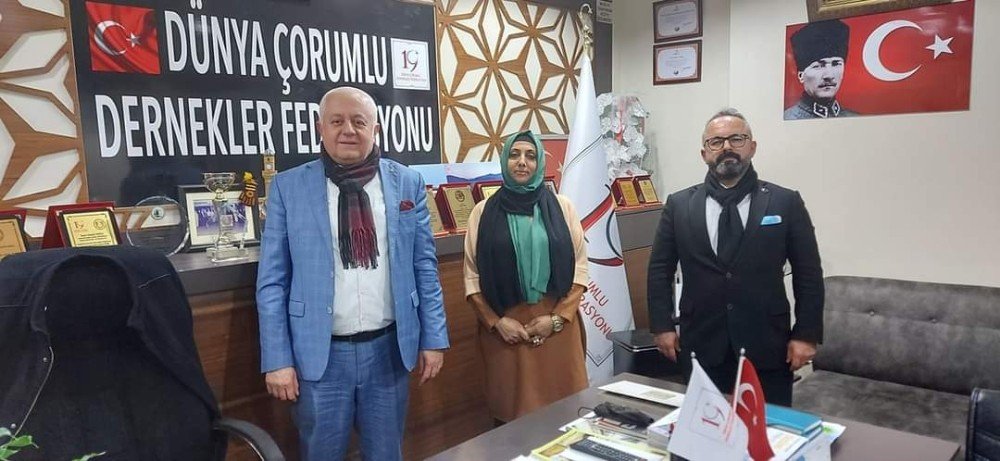 Dünya Çorumlu Dernekler Federasyonunda Görev Değişikliği