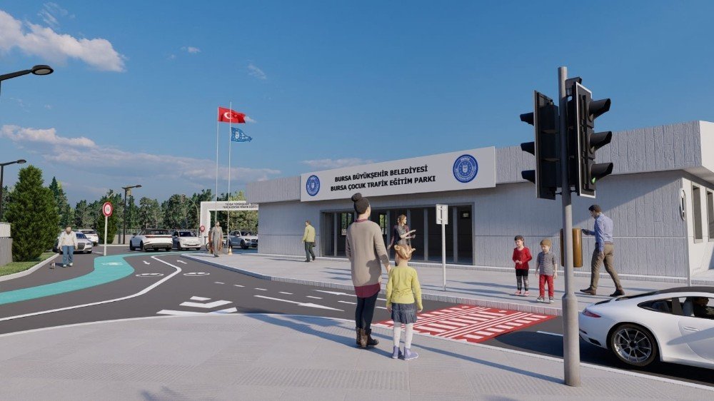 Bursa’da Çocuklar Trafiği Eğlenerek Öğrenecek